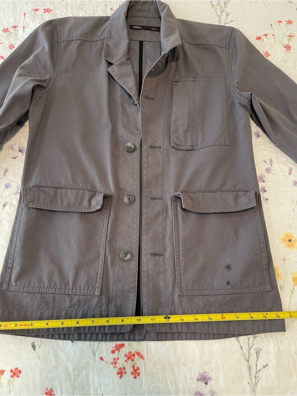 Nau Gray Tailored Utility Blazer size Small - Picture 6 of 8